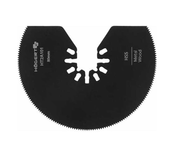 Изображение товара Насадка для реноваторов HOEGERT TECHNIK диск HSS 80 мм, зубцы 1,25 мм HT2A101