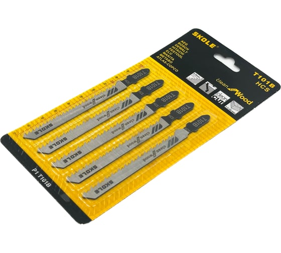 Изображение товара Пилки для электролобзика SKOLE (P1) T101B (50шт/упаковка) P1 T101B