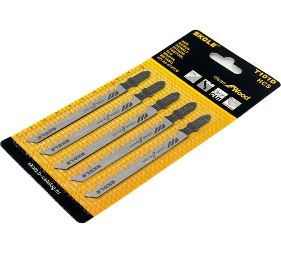 Изображение товара Пилки для электролобзика SKOLE (P1) T101D (50шт/упаковка) P1 T101D