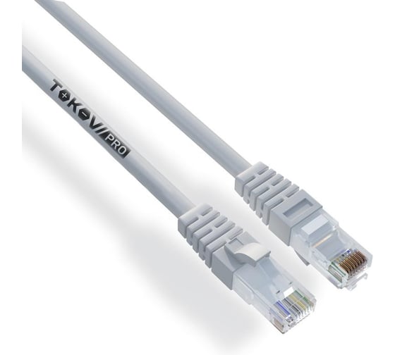 Изображение товара Патч-корд TOKOV ELECTRIC кат.5Е U/UTP 24 AWG PVC 5м TOKOV PRO TKP-PC06-5EU-CUPVC-5M