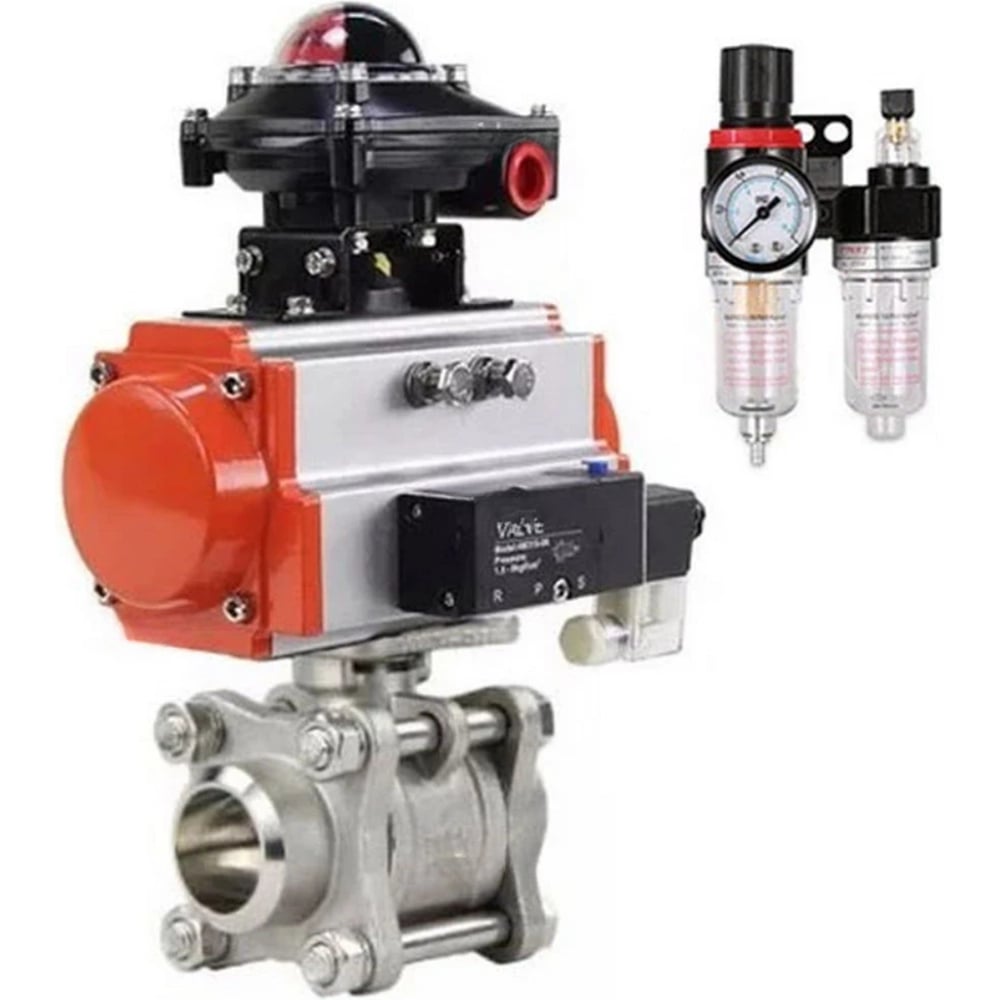 Изображение товара Кран DN.ru 316-316-PTFE-FP-W-ISO-H WDVF Ду25 Ру63