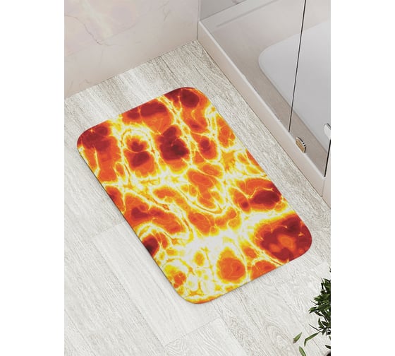 Изображение товара Коврик противоскользящий JoyArty "Море из лавы" для ванной, сауны, бассейна, bath_16708