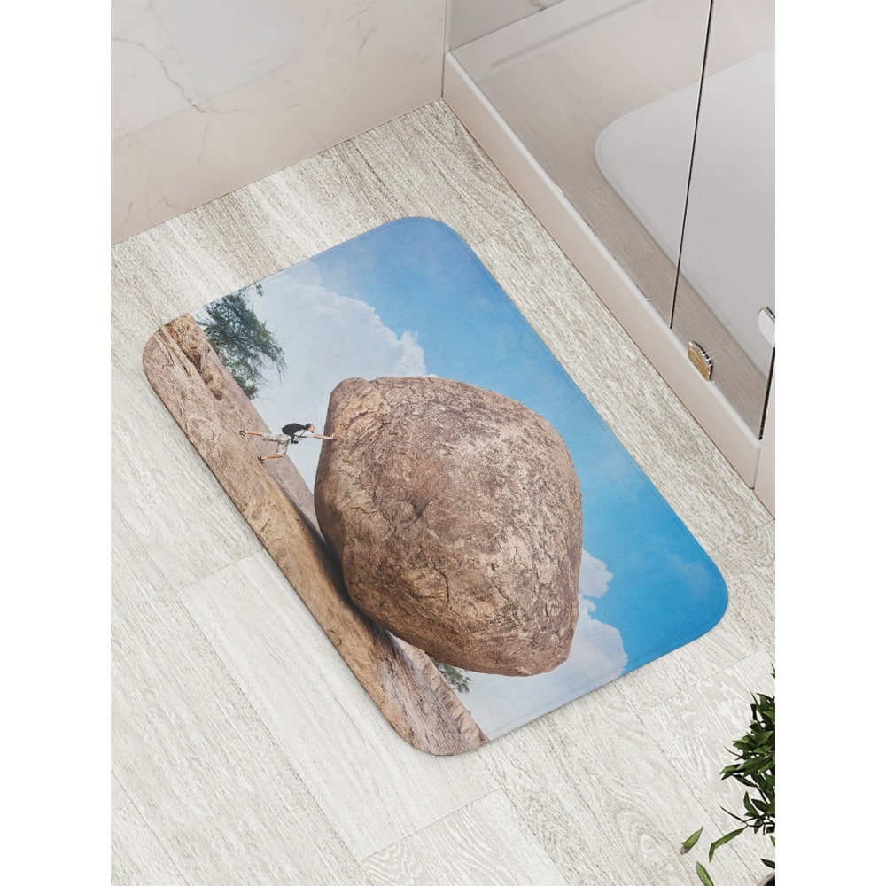 Противоскользящий коврик для ванной, сауны, бассейна JOYARTY - bath_6576