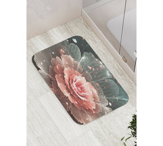 Изображение товара Коврик противоскользящий JoyArty "Цветочные брызги" для ванной, сауны, бассейна, bath_6498