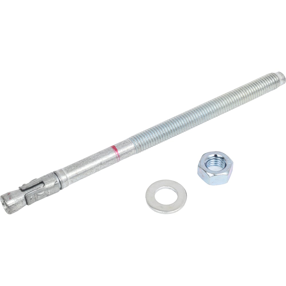 Изображение товара Анкер клиновой PRO-metizi.ru PSR 12x200 стальной оцинкованный с длинной 120 мм