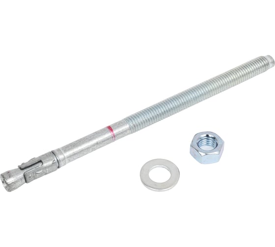 Изображение товара Анкер клиновой PRO-metizi.ru PSR 12x200, полезная длина 120 мм (5 шт.) MTZ1101034