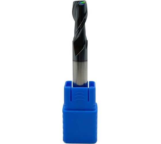 Изображение товара Фреза концевая твердосплавная ц/х TORNERI 10x25x75 мм, z=2, с покрытием AlTiN, HRC 45 Т025990