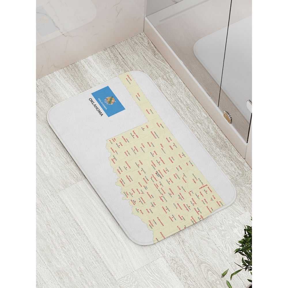 Противоскользящий коврик для ванной, сауны, бассейна JOYARTY - bath_7165
