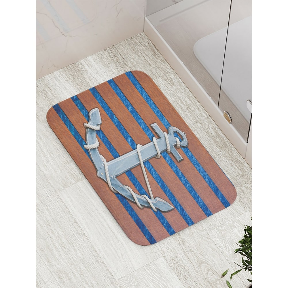 Противоскользящий коврик для ванной, сауны, бассейна JOYARTY - bath_7082