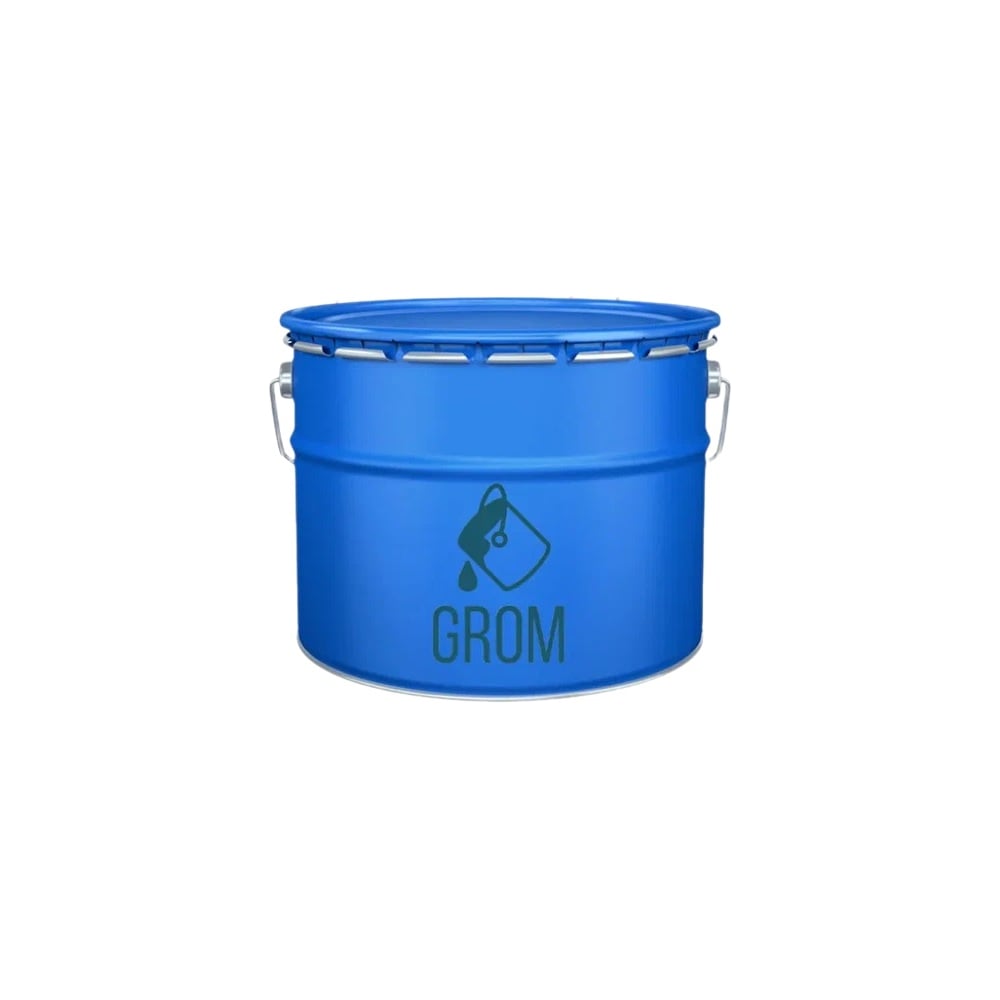 Изображение товара Эмаль Grom НЦ-132 ГОСТ 6631-74 салатовая 7 кг нитроэмаль для металла и дерева