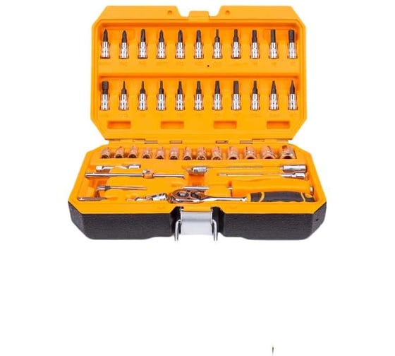 Изображение товара Набор головок и бит DINGQI 46 предметов 14050