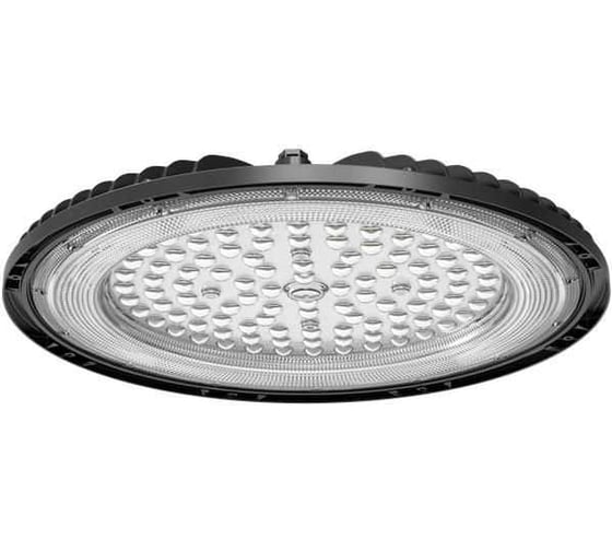 Изображение товара Светильник светодиодный Русский Свет ДСП IB 02 S 100W W 850 BK PC 297x297x84.5мм 100Вт 5000К IP65 High Bay подвес черн. 16090223138