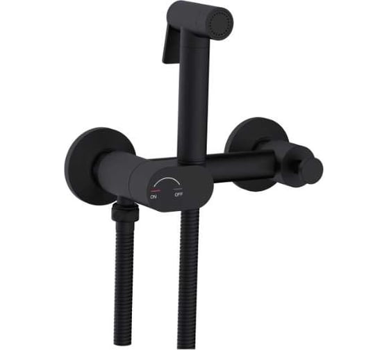 Изображение товара Гигиенический душ со смесителем RGW SP-216-B Черный (Смеситель/шланг/гигиенический душ/) 581408216-04