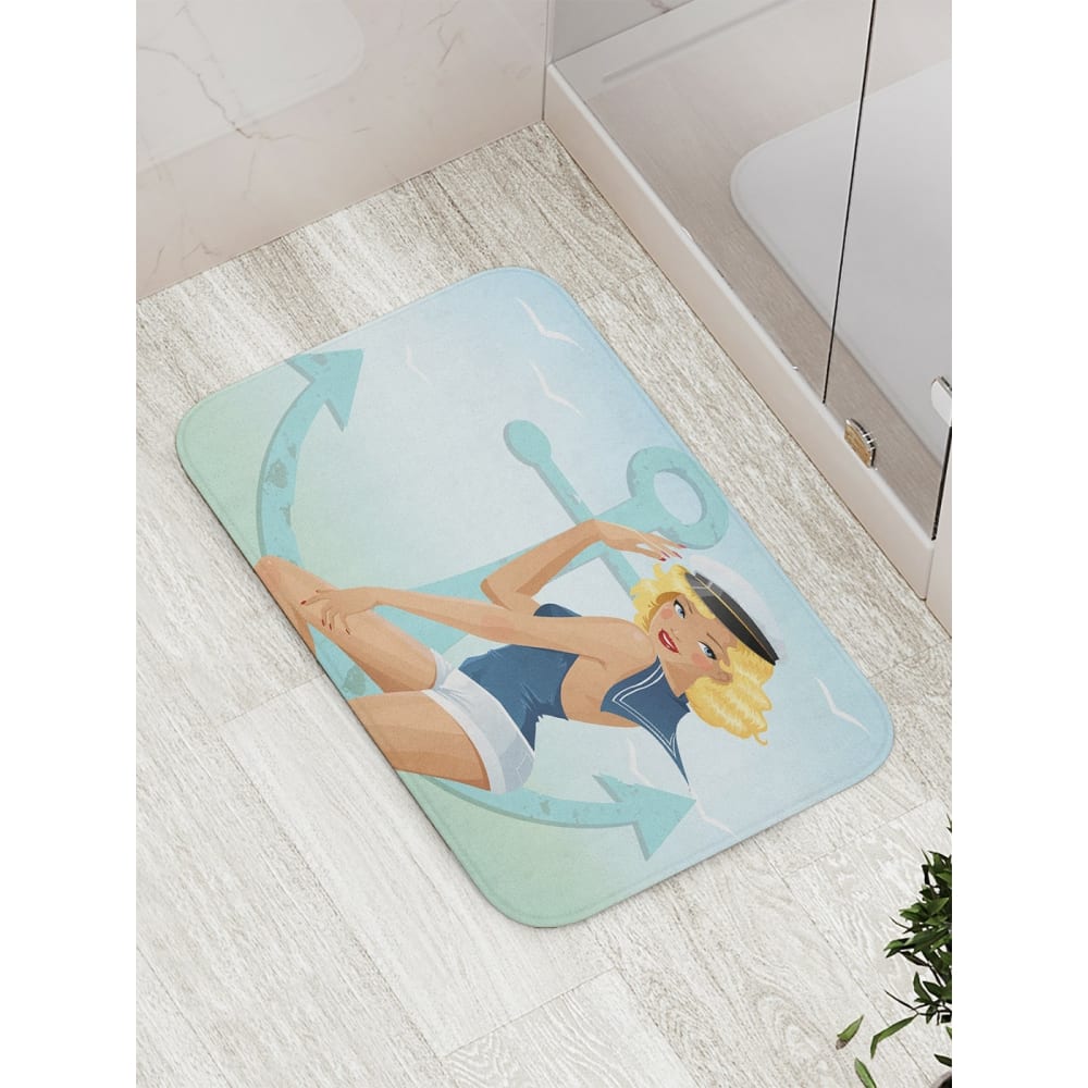 Противоскользящий коврик для ванной, сауны, бассейна JOYARTY - bath_7594