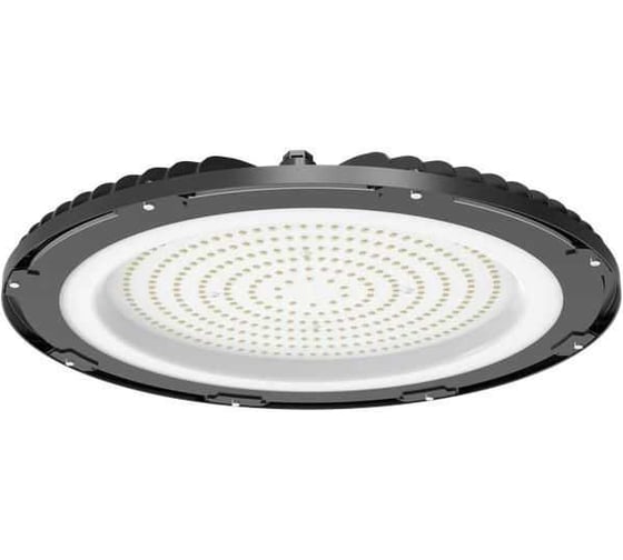 Изображение товара Светильник светодиодный Русский Свет ДСП IB 02 S 200W VW 850 BK CL 367x367x91.5мм 200Вт 5000К IP65 High Bay подвес черн. 16090223712