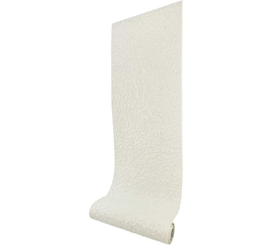 Изображение товара Самоклеящаяся ПВХ плитка LAKO DECOR рулон, гибкий камень, белый, толщина 11мм, 2,1м², 70х300 см LKD-STONE-RS001-RU