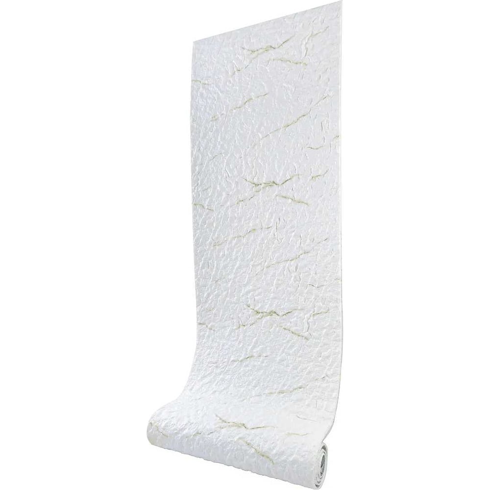 Изображение товара Самоклеящаяся ПВХ плитка LAKO DECOR гибкий камень белый 70х300 см