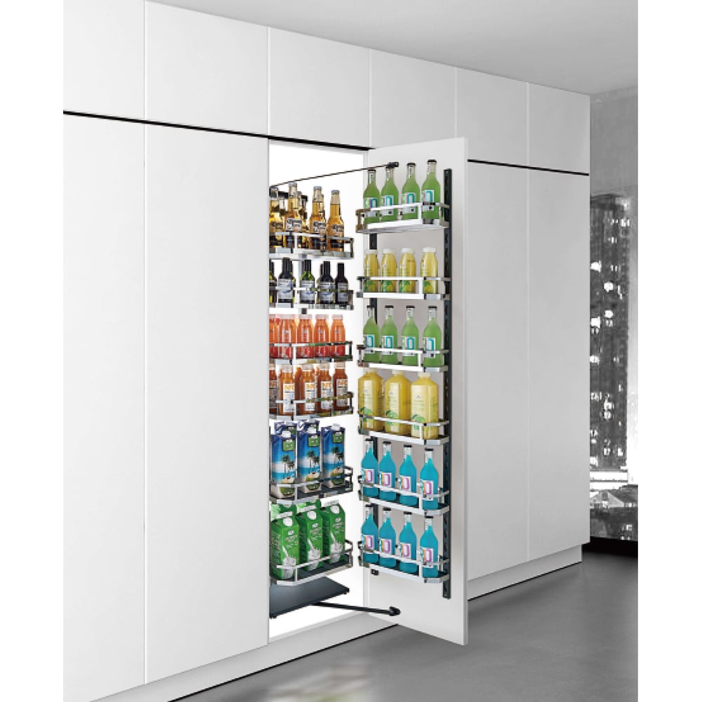 Изображение товара Выдвижная колонна Mebax с 6 корзинами и хромированной отделкой