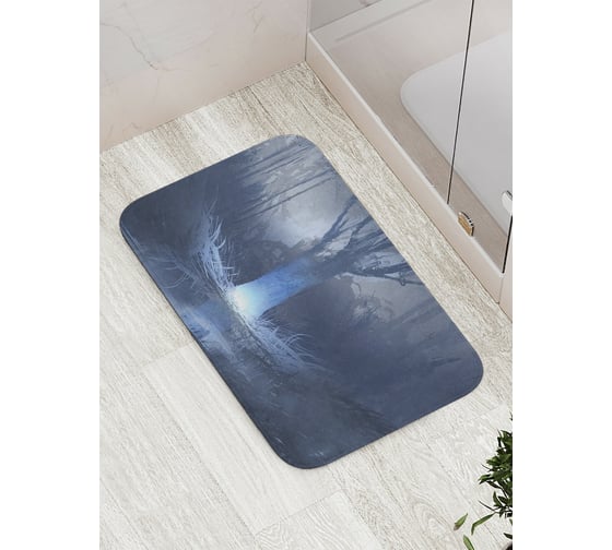 Изображение товара Коврик противоскользящий JoyArty "Дерево со светящимся корнем" для ванной, сауны, бассейна, bath_14953