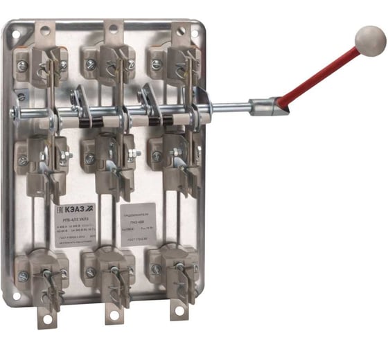Изображение товара Разъединитель КЭАЗ РПБ/К-4П-400А-безПВ-У3 381783