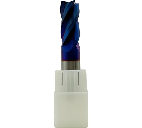 Изображение товара Фреза концевая твердосплавная ц/х TORNERI 20x45x100 мм, z=4, с покрытием nACo-blue, HRC 65 Т026001