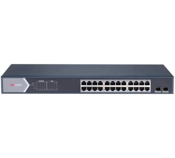 Изображение товара Коммутатор HIKVISION DS-3E1526P-SI 24x1Гбит/с 2SFP 24PoE+ 370W управляемый 1535370