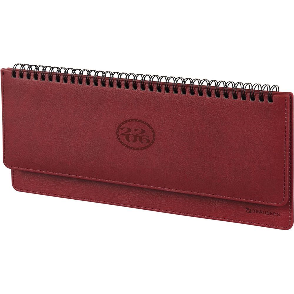 Изображение товара Планинг датированный BRAUBERG 2026 305x140мм Favorite из искусственной кожи