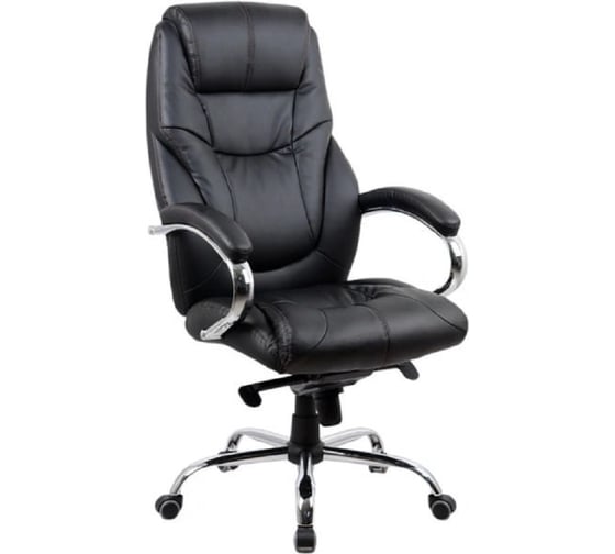 Изображение товара Офисное поворотное кресло KSG Kingstyle SHL-9 Tonpo PU Chrome мм, (экокожа, черный) KSG-0001173