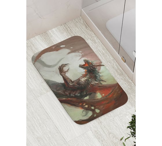 Изображение товара Коврик противоскользящий JoyArty "Мифический дракон" для ванной, сауны, бассейна, bath_15383