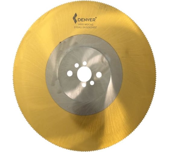 Изображение товара Диск по металлу ООО Галифакс 315x2,5x32 Z240 BW HSS DMOo5/M2CO2 TiN (2/8/45 2/9/50 2/11/63) 2315001