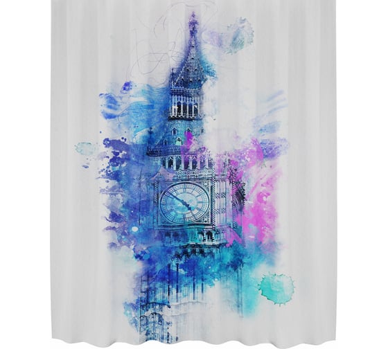 Изображение товара Шторка для ванной WasserKraft Lossa SC-81103