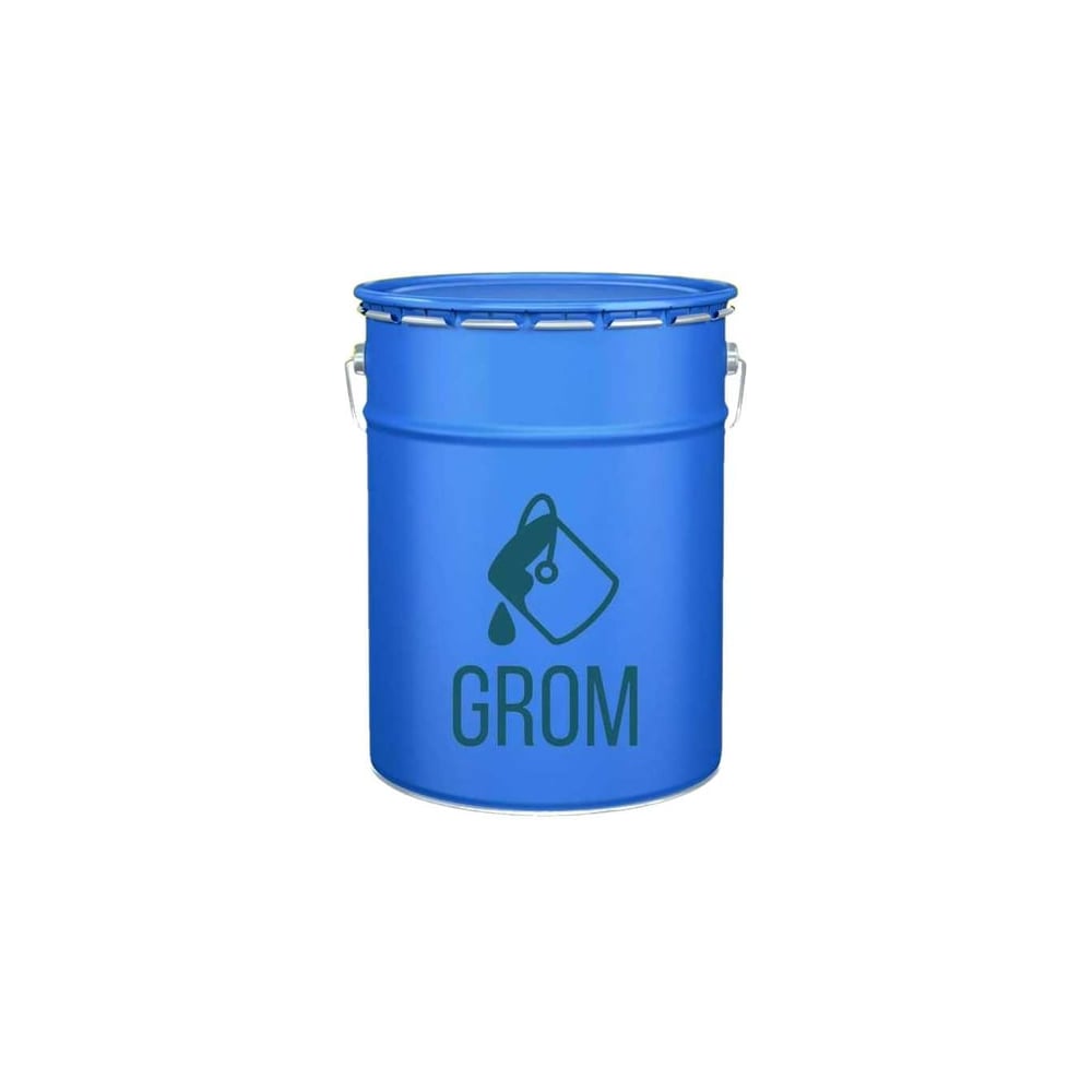 Изображение товара Краска для пола износостойкая GROM 10 кг быстросохнущая акриловая белая матовая