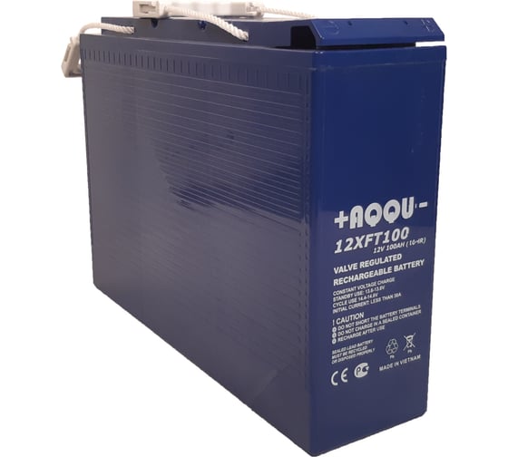 Изображение товара Батарея аккумуляторная AQQU для ИБП 12В, 100Ач 12XFT100