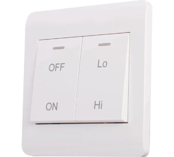 Изображение товара Врезной ступенчатый регулятор скорости ВИЕНТО для вентиляторов, в квадратный подрозетник REGUL - 2