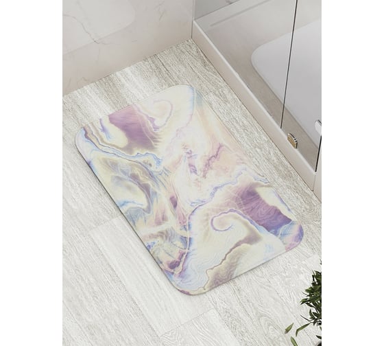 Изображение товара Коврик противоскользящий JoyArty "Переливы цветного мрамора" для ванной, сауны, бассейна, bath_33998