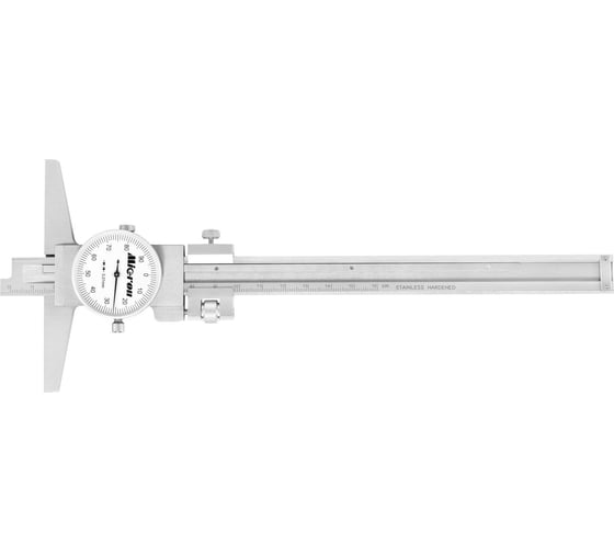 Изображение товара Штангенглубиномер Micron ШГК- 160, 0.01 с круг. шкалой ГРСИ 93125-24, 1114520
