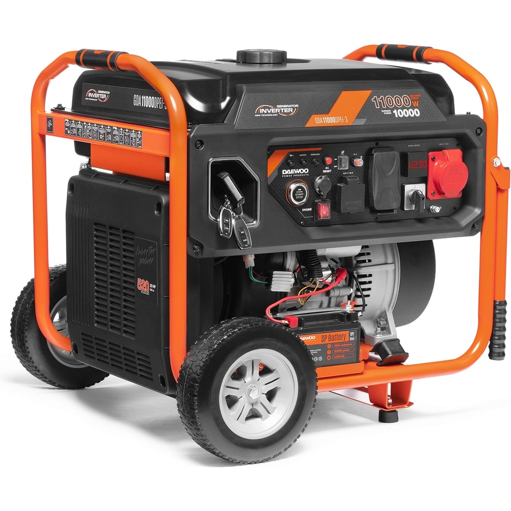 Изображение товара Генератор бензиновый инверторный DAEWOO DUAL POWER 11000DPEi-3 GDA 11000DPEi-3