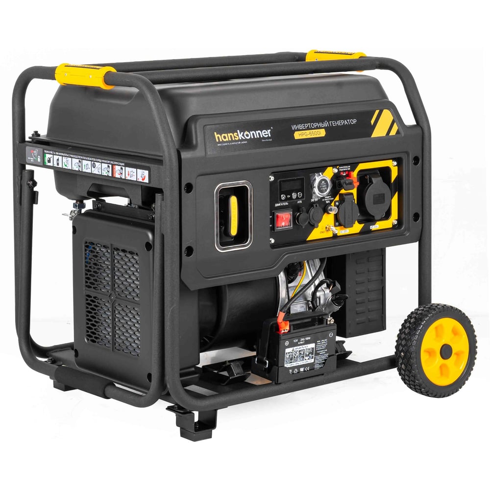 Изображение товара Бензогенератор инверторный Hanskonner 6.5кВт HPG-6500I