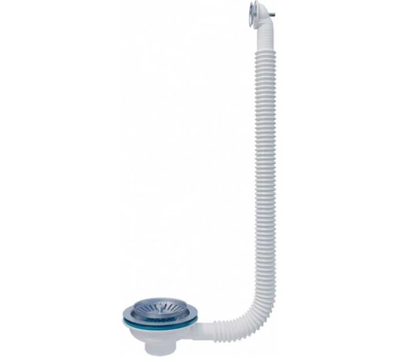 Изображение товара Выпуск  для моек Инкопласт 3 1/2 с переливом (круглый+прямоугольный)d114 мм VP3005 В00В0028006