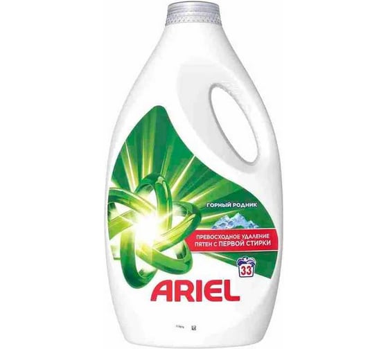 Изображение товара Гель для стирки Ariel Горный родник 2.145л 0001220455