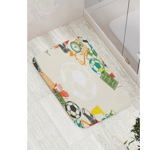 Изображение товара Коврик противоскользящий JoyArty "Все для спорта" для ванной, сауны, бассейна, bath_378785