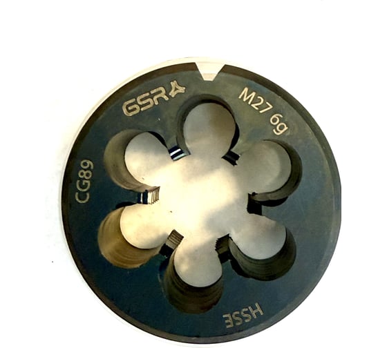 Изображение товара Плашка круглая GSR DIN EN 22568, DIN 223, B HSSE-VAP M 27 B00409320