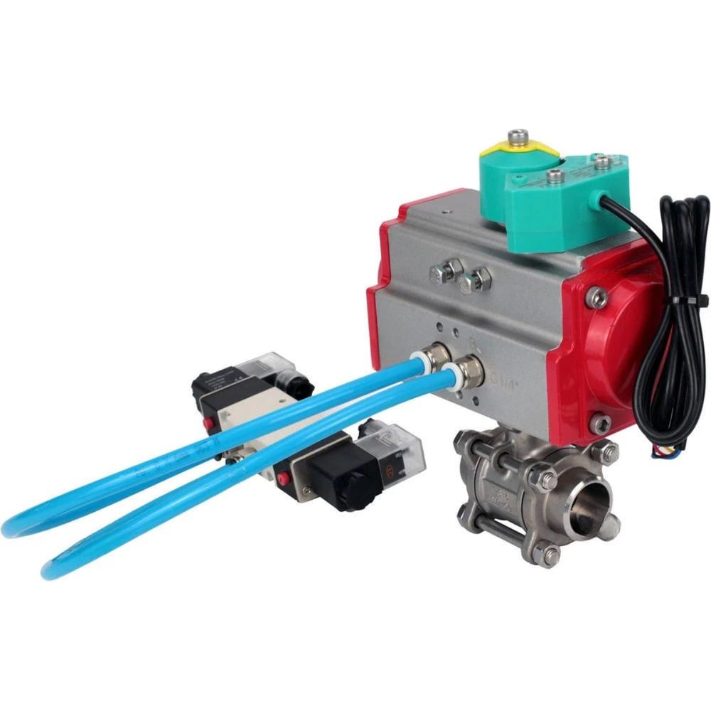 Изображение товара Кран DN.ru 316-316-PTFE-FP-W-ISO-H WDVF Ду32 Ру63