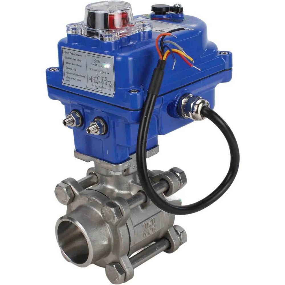 Изображение товара Кран DN.ru 316-316-PTFE-FP-W-ISO-H WDVF Ду32 Ру63 для воды и паров профессиональный