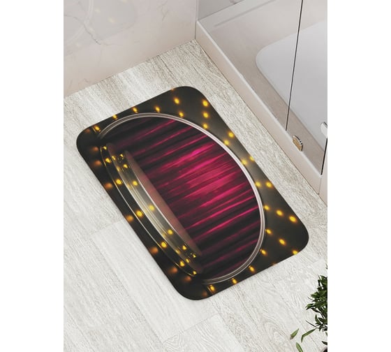 Изображение товара Коврик противоскользящий JoyArty "Сцена удивления" для ванной, сауны, бассейна, bath_8209