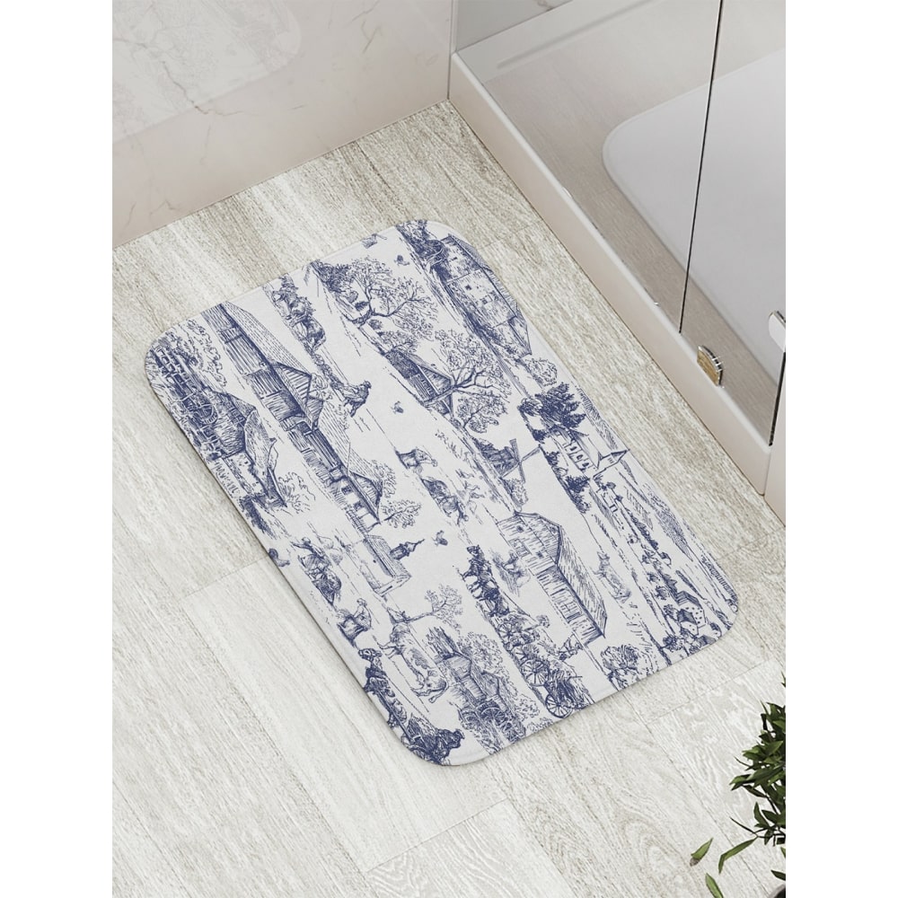 Противоскользящий коврик для ванной, сауны, бассейна JOYARTY - bath_8140