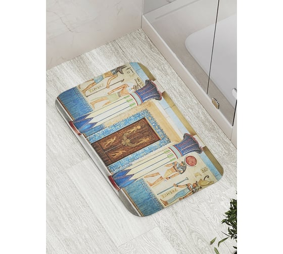 Изображение товара Коврик противоскользящий JoyArty "Египетский храм" для ванной, сауны, бассейна, bath_9327