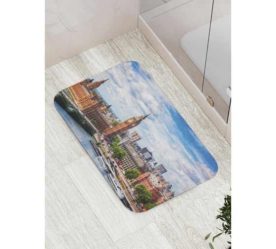 Изображение товара Коврик противоскользящий JoyArty "Экскурсия по англии" для ванной, сауны, бассейна, bath_9416