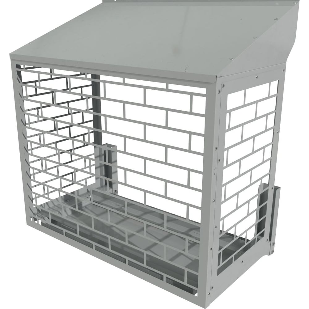 Изображение товара Корзина для кондиционера АрсеналЪ Кладка 942x1150x641 с косой крышей и боковыми панелями
