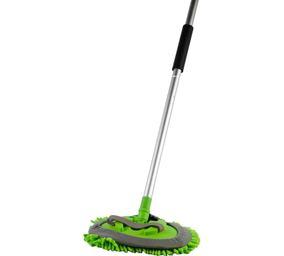 Изображение товара Швабра для пола Dom-Dom с насадкой из микрофибры, с рукояткой 70-160 см 270843